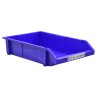 Canasta plastica organizadora 45x30x17.7cm azul